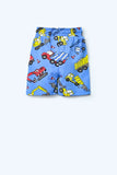 Boys Truck Printed Shorts