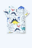 Dino Boys Printed T-shirt