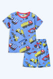 Truck Printed Boys Suit