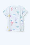 Palm Printed Boys T-shirt