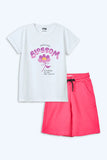 Blossom Graphic Girls Suit