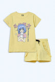 Girls Anime Graphic Suit