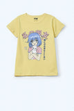 Girls Anime Graphic T-Shirt