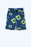 Minecraft Printed Boys Shorts