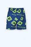 Minecraft Printed Boys Shorts