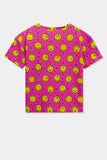 Girls Smiley Face T-Shirt