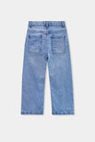 Girls Embroidered  Denim