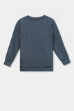 Basic Ribbed Sweatshirt