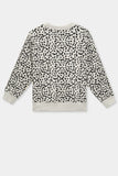 Lightweight Printed Girls Sweatshirt