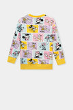Disney Characters Printed Girls Sweatshirt