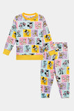Disney Characters Printed Girls Suit