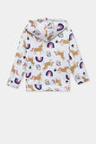 Printed Girls Hoodie