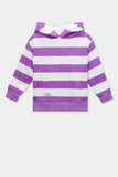 Boys Striper Hooded Top