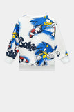 Sonic Boys Printed Sweatshirt