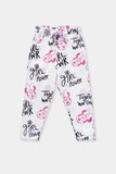 Minnie Printed Girls Trouser