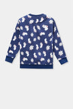 Marie Printed Girls Sweatshirt
