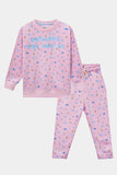 Girls Graphic Sweatshirt Suit