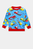 Boys Truck Printed Sweatshirt