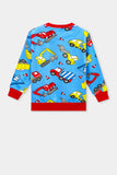 Boys Truck Printed Sweatshirt