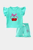 Frill sleeves Suit