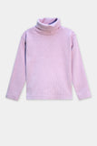 Ribbed High Neck