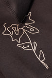 Chain Stitch Embroidered Hoodie