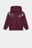 Trendy Embroidered  Hoodie