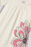Ivory Blossom Floral Dress