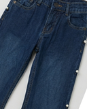 GIRLS EMBELLISHED LOOSE FIT DENIM
