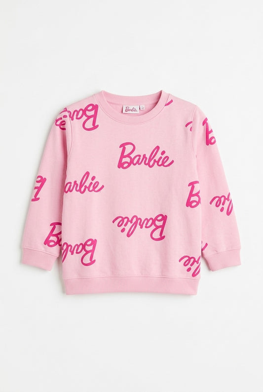 Barbie Graphic Pink Sweatshirt