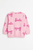 Barbie Graphic Pink Sweatshirt