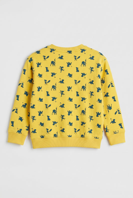 Sunny Safari Print Sweatshirt