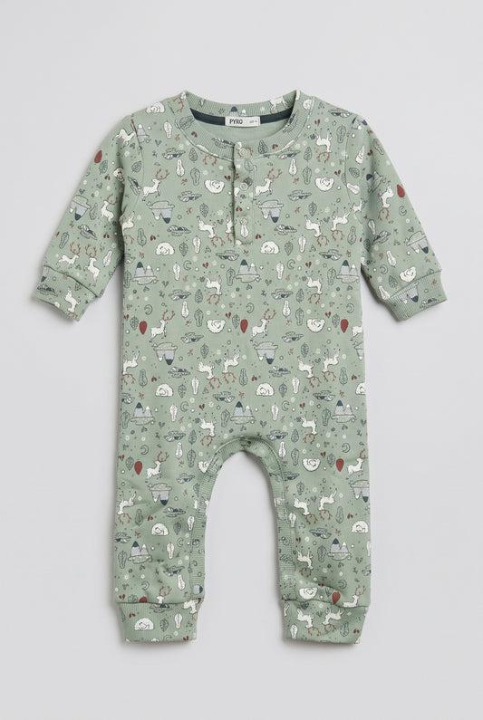 Woodland Printed Romper