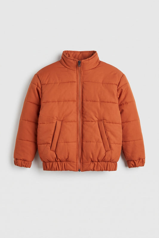 Rust Puffer Jacket