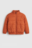 Rust Puffer Jacket