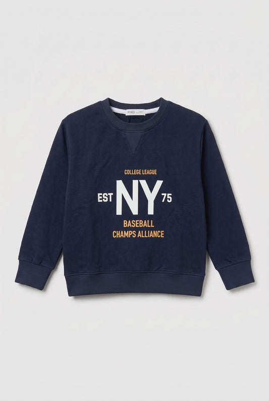 Varsity Navy Sweatshirt
