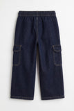 Indigo Wide-Leg Denim
