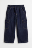 Indigo Wide-Leg Denim