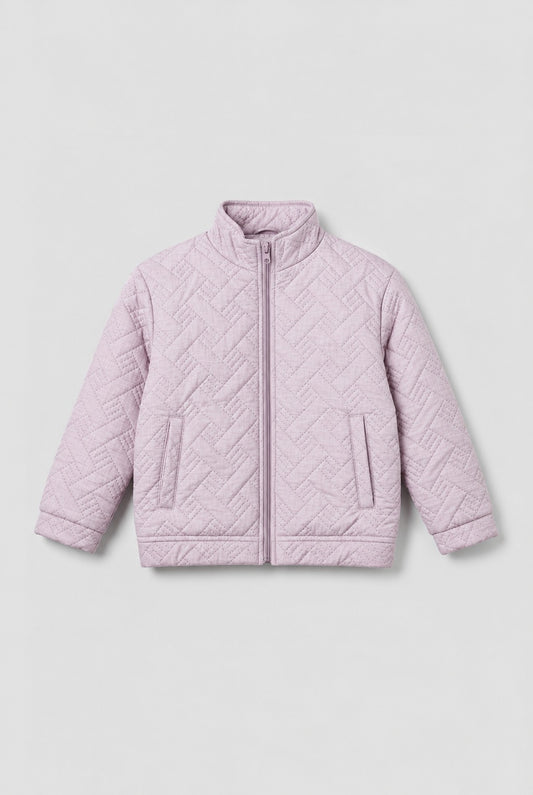 Lilac Luxe Quilted Jacket