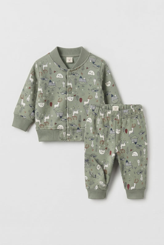 Dino Printed Infant Cord-set