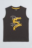 Bold Script Sleeveless Tee