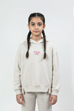 Girls Embroidered  Hoodie