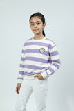 Girls Striper Sweatshirt